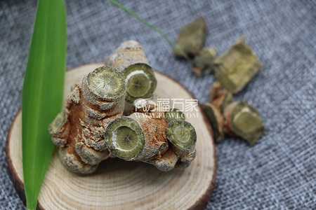 三七断面 三七菊花心