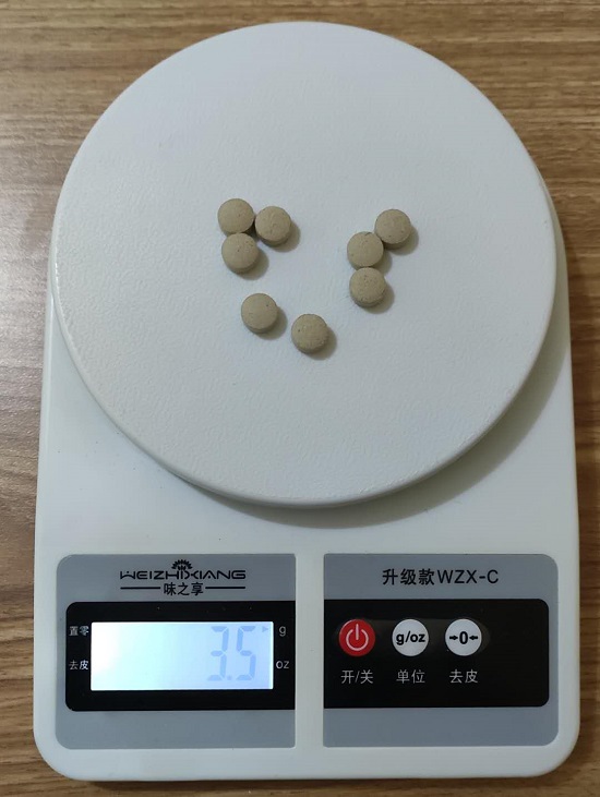 三七压片重量 三七压片重量