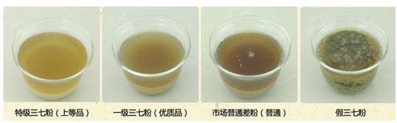 三七粉与真的假的 三七粉与真的假的